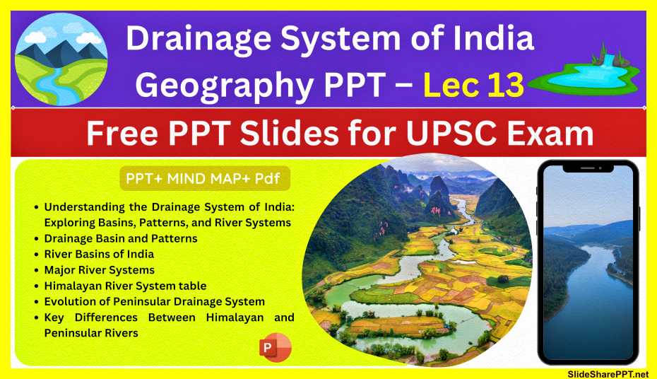 Drainage-System-of-India-UPSC-Notes-Pdf-Download