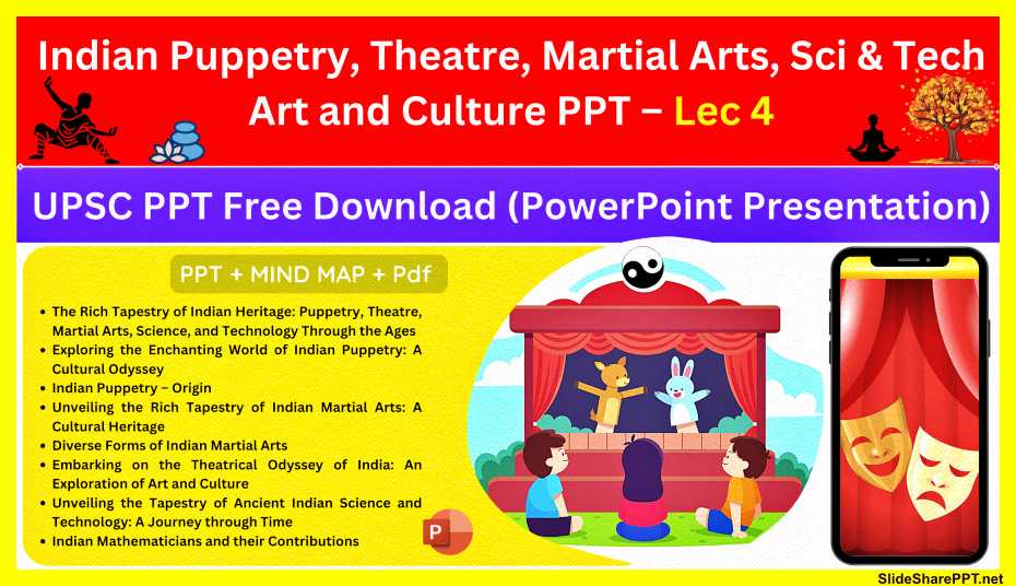 Indian-Puppetry-Theatre-Martial-Arts-Sci-Tech-UPSC-PPTs