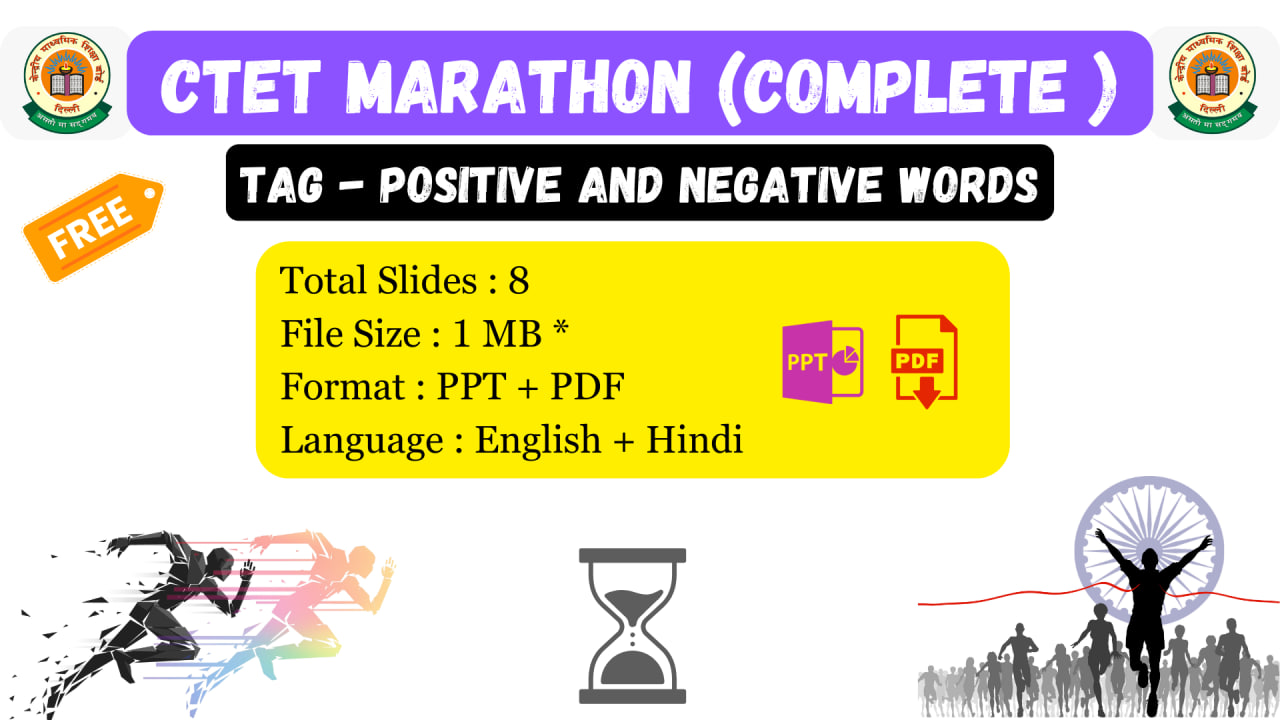 CTET TAG WORDS Marathon Classes PPT Download