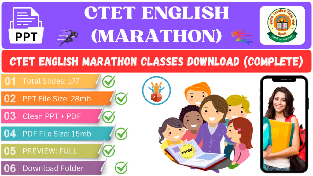 CTET English Marathon Classes PPT Download