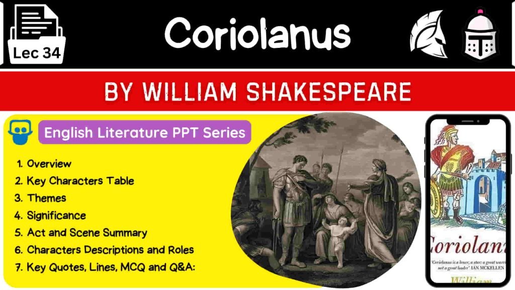 Coriolanus by William Shakespeare PPT Download .PPTX