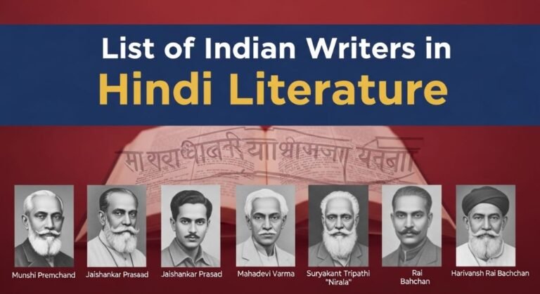 List-of-Indian-Writers-in-Hindi-Literature-Hindi-Sahitya