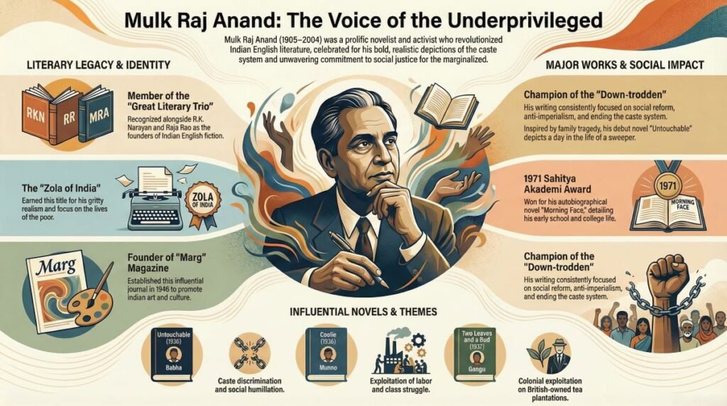 Mulk Raj Anand Biography PDF and PPT Slides 4 Mulk-Raj-Anand-Biography-PDF-and-PPT-Slides-INFOGRAPHIC