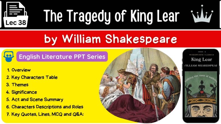 The Tragedy of King Lear by William Shakespeare (.pptx)