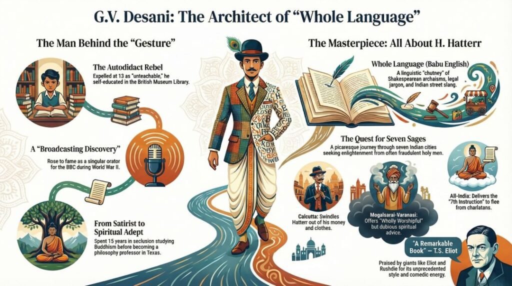 G.V. Desani Biography PDF and PPT Slides Download (.PPTX) 4 G.V. Desani Biography PDF and PPT Slides Download (.PPTX)