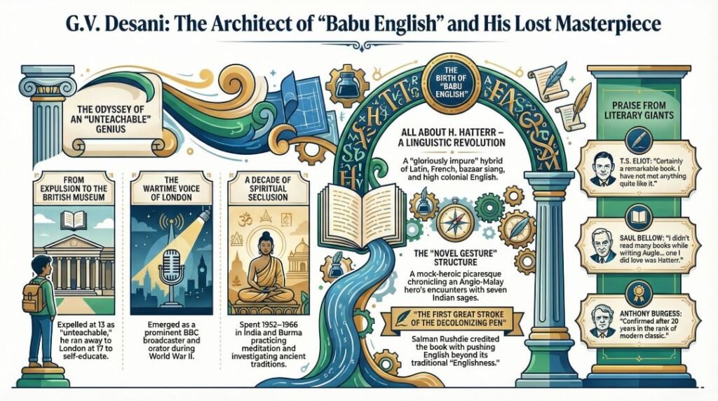 G.V. Desani Biography PDF and PPT Slides Download (.PPTX) 3 G.V. Desani Biography PDF and PPT Slides Download (.PPTX)