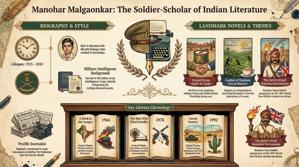 Manohar Malgonkar Biography PDF and PPT Slides Download 3 Manohar Malgonkar Biography PDF and PPT Slides Download