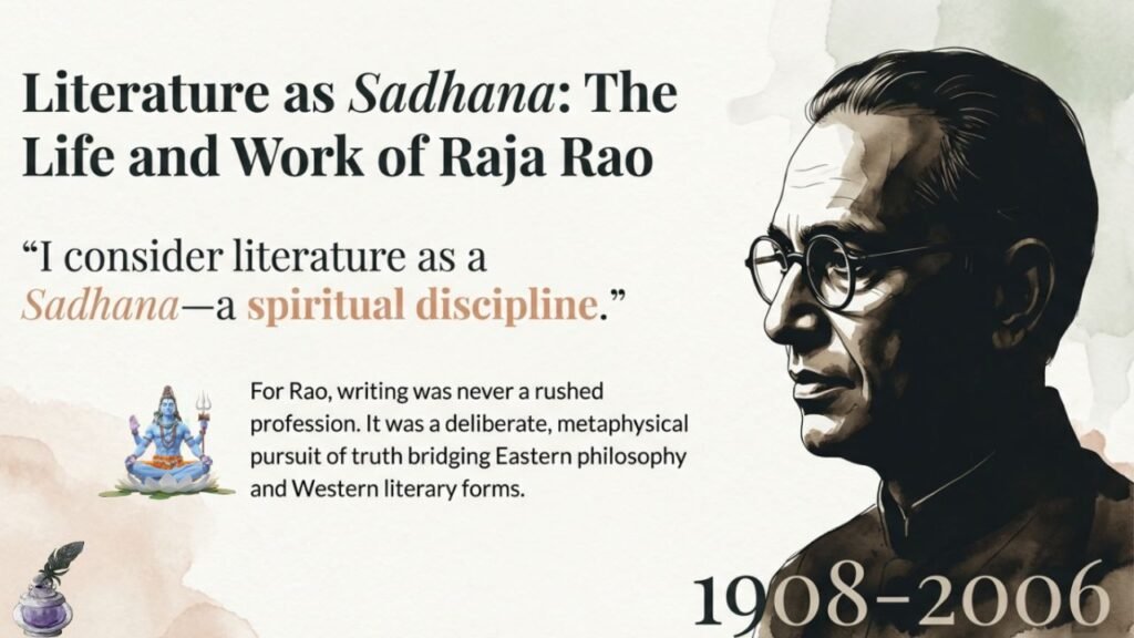 Raja Rao Biography PDF and PPT Slides