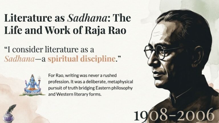 Raja Rao Biography PDF and PPT Slides