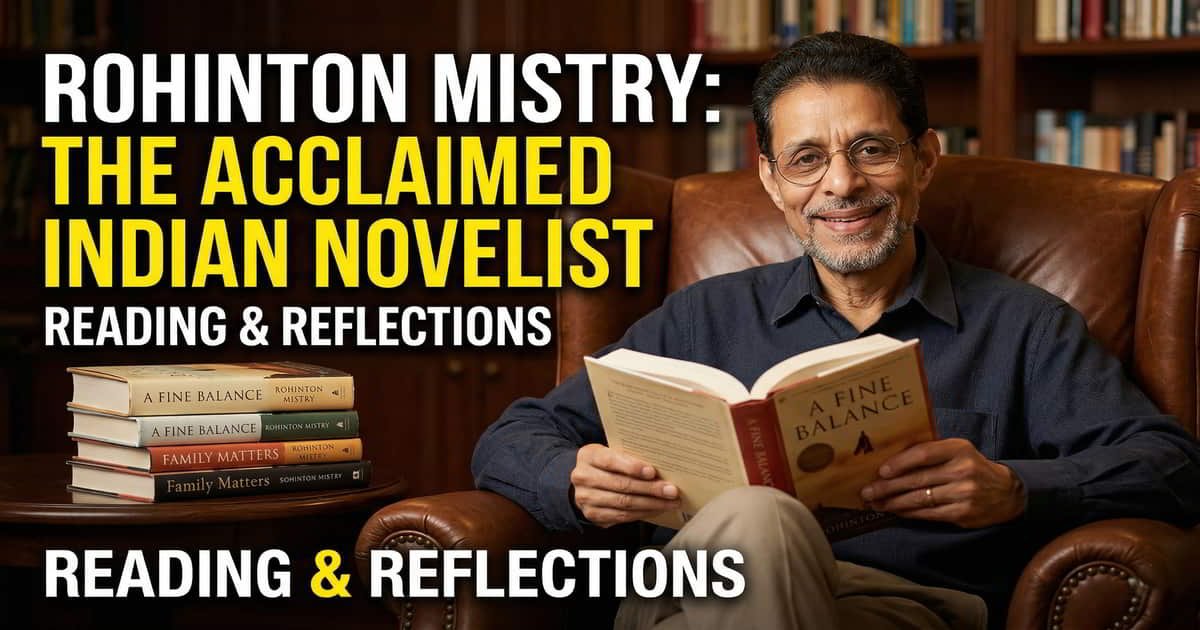 Rohinton Mistry Biography PDF and PPT Slides Download