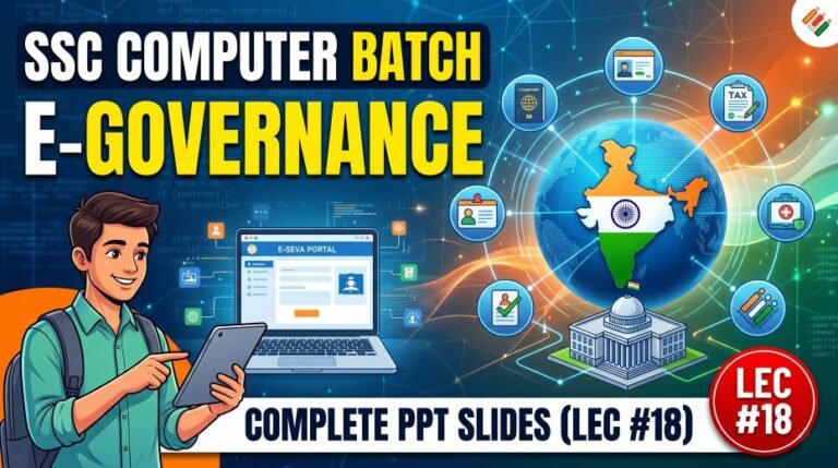 SSC Computer Batch E-Governance PPT Slides (LEC #18)