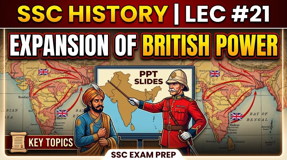 SSC History Expansion of British Power PPT Slides (LEC #21)