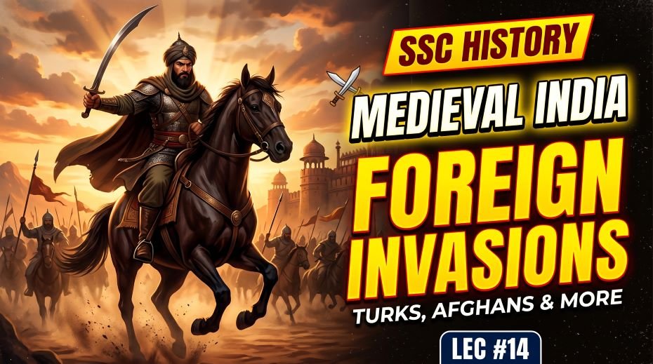 SSC History Foreign Invasions in Medieval Times PPT (LEC 14) 2 SSC History Foreign Invasions in Medieval Times PPT (LEC 14)