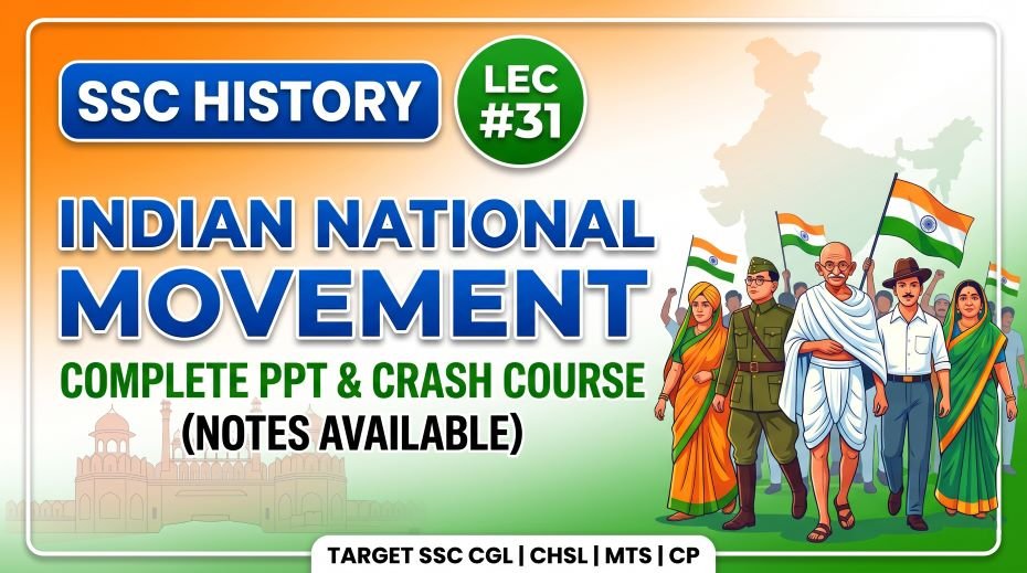 SSC History Indian National Movements PPT (LEC #31) 2 SSC History Indian National Movements PPT (LEC #31)