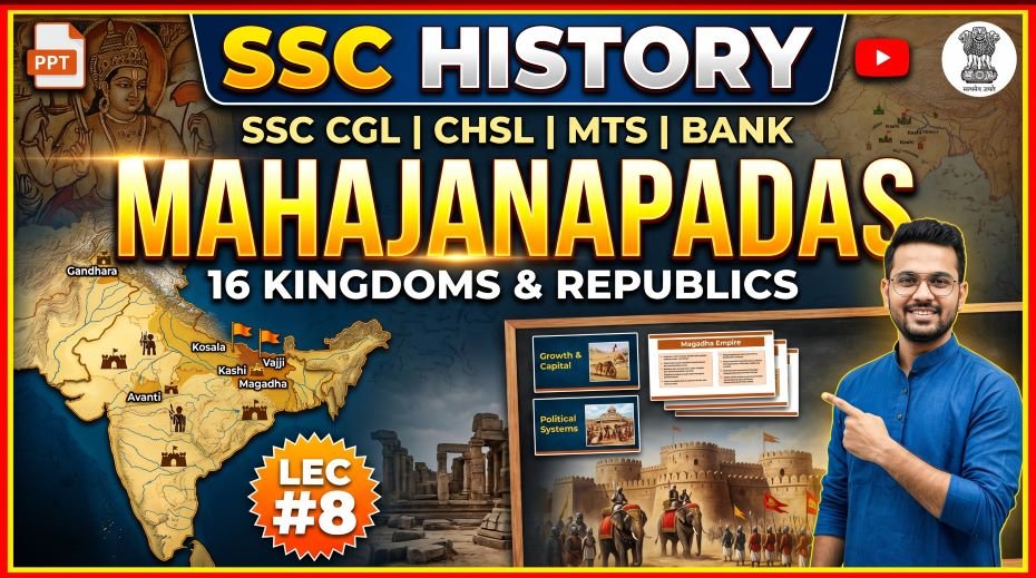 SSC History Mahajanapadas PPT Slides (LEC 8) 2 SSC History Mahajanapadas PPT Slides (LEC 8)