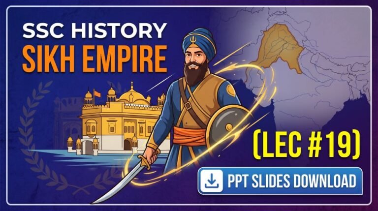 SSC History Sikh Empire PPT Slides Download (LEC #19)