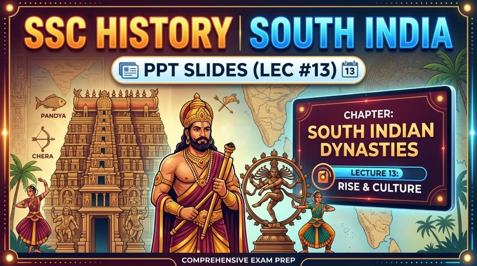 SSC History of South India PPT Slides (LEC #13) Download