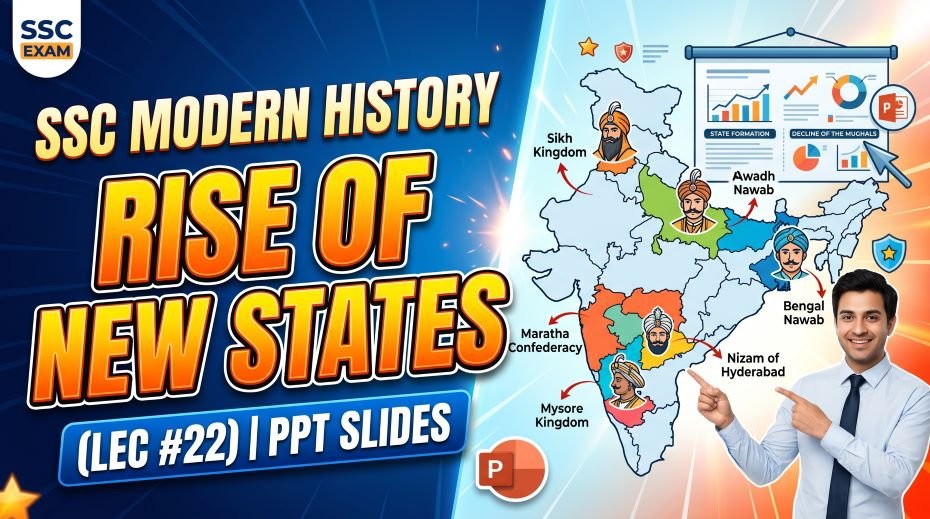 SSC Modern History Rise of New States PPT Slides (LEC #22)