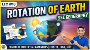 SSC Geography Rotation of Earth PPT Slides (LEC #16)